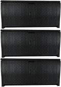 Suncast 99 Gallon Deck Garden Garage Home Wicker Resin Pool Box by Suncast