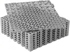 RITOLLO Modular Interlocking Cushion Drainage Floor Tiles, Yard -Gray by Ritollo