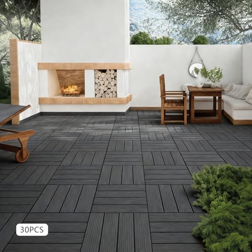 30Pcs Deck Tiles, Patio Flooring - Image 5