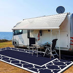 GENIMO Outdoor Rug, Waterproof Plastic Rugs 10'x20' - Image 2