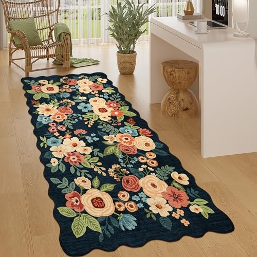 DUKINO 3x6 Hallway Runner Rug, Washable Kitchen Rug Non Slip by DUKINO