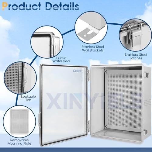 Waterproof Outdoor Project ABS Plastic Junction Box IP67 Weatherproof Dustproof - Image 3