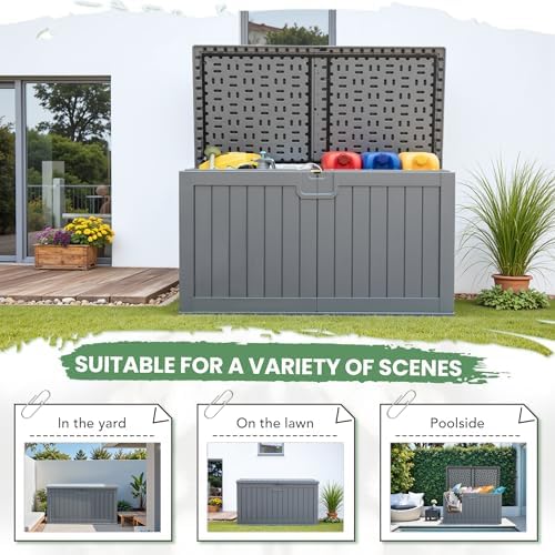 Greesum 230 Gallon HDPE Outdoor Storage Box - Image 6