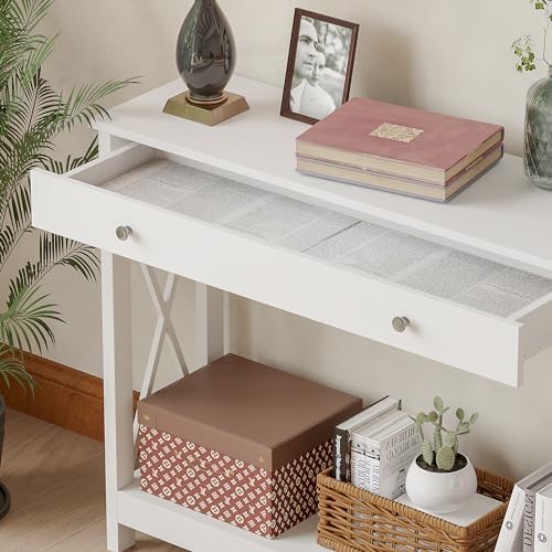 Treocho White Console Table - Image 5