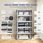 SAILUN 580Qt Stackable Storage Bins, Storage Cabinet Drawer - Image 5