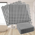 12Pack 12" x 12", Interlocking Rubber Floor Tiles Soft PVC Non-Slip Tile by Lamzele