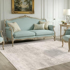 4x6 Living Room Area Rugs: Washable Abstract Non-Slip Small Carpet - Image 2