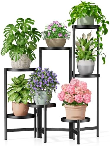 7 Tiers Plant Stand Indoor for Multiple Large Planter, Tall Tiered Folding by Unknown