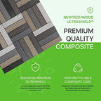 NewTechWood UltraShield Naturale 1 ft. x 1 ft. Composite Deck Tiles - Image 2