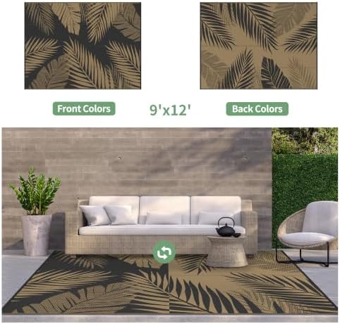 GENIMO Outdoor Rug, Waterproof Plastic Rugs - Image 2