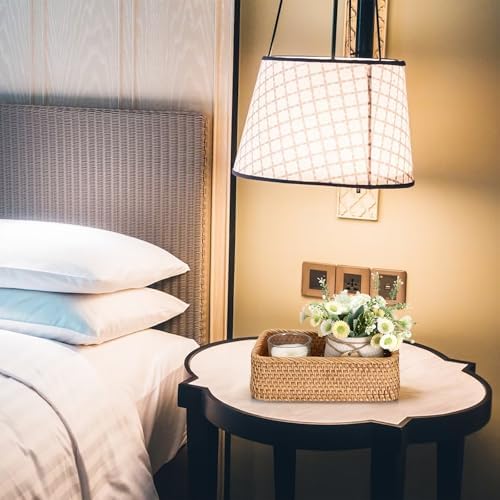 BTSKY Small Remote Basket for Coffee Table Entryway Living Room 9.6''x6.5'' - Image 2