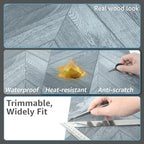 Art3d 30-Pack Herringbone Peel and Stick Floor Tiles - Image 6