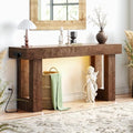 Unikito 63" Console Table with Sensor Light & AC Outlets with USB-C Ports by Unikito