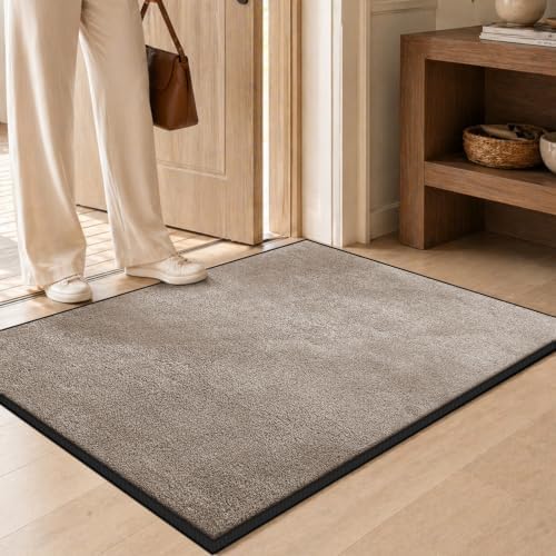 Mibao Super Absorbent Front Door Mat, Non-Slip Washable Indoor Doormats by Mibao