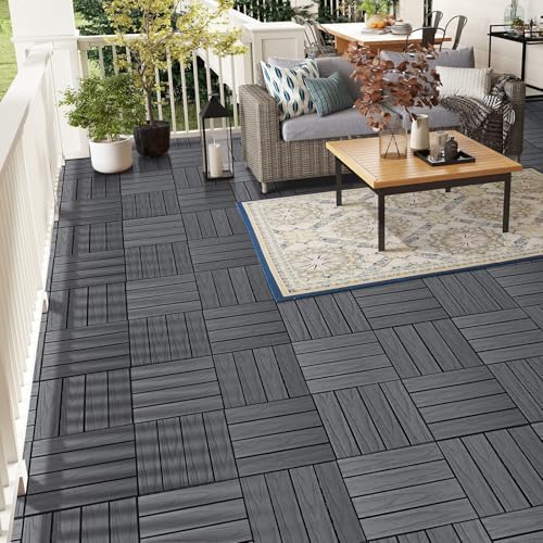 Skypatio Interlocking Deck Tiles 9 PCS, Poolside & Garden - Image 6