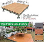 ESOYAWE Patio Raised Deck Platform 84x84cm, Modular Floating Deck Kit - Image 2