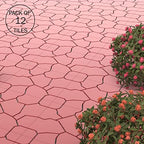 Pure Garden 12-Pack Polypropylene Interlocking Patio Deck Tiles - Image 2