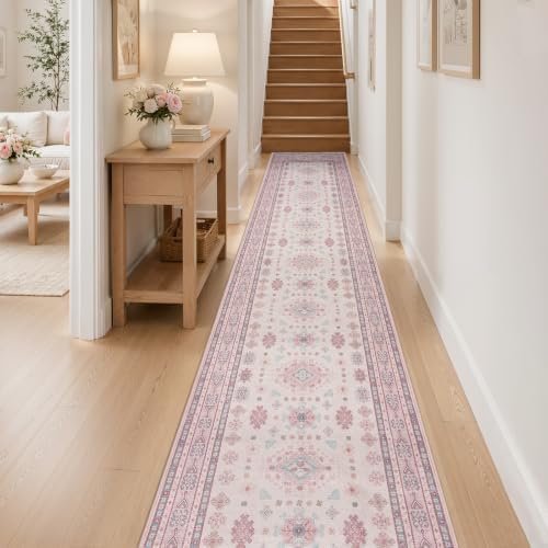 2x12 Runner Rug Washable Non Slip Boho Floor Mat - Image 3