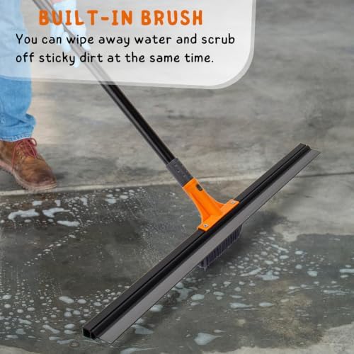 Floor Squeegee Broom, 56’’ Long Handle Water Wiper - Image 6
