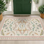 Flower Area Rug for Girls Bedroom - Image 3