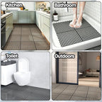 30Pcs Interlocking Drainage Floor Tiles, Modular Interlocking Floor Mats - Image 5