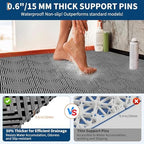 Interlocking Floor Tiles 50 Pack 12"X12" Waterproof Modular Cushion Mats - Image 5