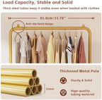 JIUYOTREE Garment Rack Clothing Clothes Rack - Image 6
