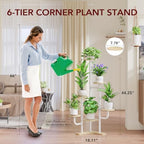 Homsorout Corner Plant Stand - Image 6