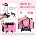 Extra Large Rolling Cleaning Caddy Bag - Image 4