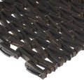 Durable Durite Recycled Tire-Link Outdoor Entrance Mat, Herringbone Weave by Durable+Corporation