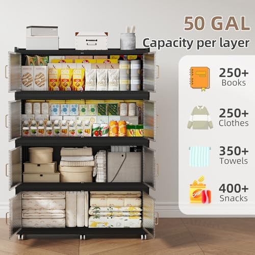 SAILUN 320Gal Extra Large Stackable Storage Bins - Image 2