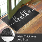 KILOCOCO Outdoor Mat Front Door Mat Welcome Mats Hello Doormats - Image 2