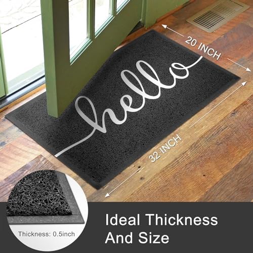KILOCOCO Outdoor Mat Front Door Mat Welcome Mats Hello Doormats - Image 2