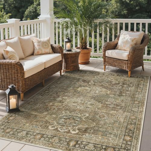GENIMO 6x9 Outdoor Rug, Washable by GENIMO