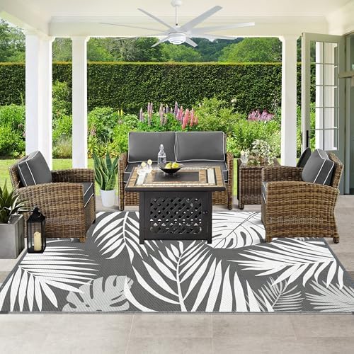 Ogrmar 8x10 FT Reversible Mats, Outdoor Rug - Image 4