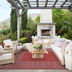 GENIMO Outdoor Rug, Waterproof Plastic Rugs - Image 2