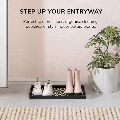 Anji Mountain Heavy Duty Waterproof Rubber Shoe Storage Mat Organizer/Boot - Image 2