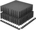 SUPERJARE 0.79'' Extra-Thick 18 Pcs 72 Sq Ft Exercise Equipment Mats by SUPERJARE