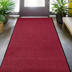 LuxUrux Striped Red Door Mat by LuxUrux