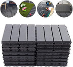 Plastic Interlocking Deck Tiles, Waterproof Outdoor Flooring All Weather Use - Image 7