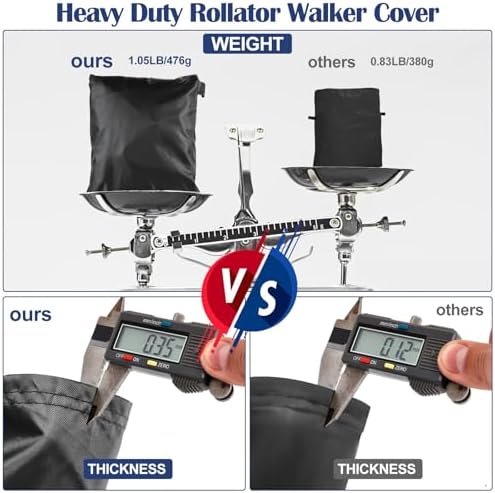Rollator Walker Cover Waterproof, Heavy Duty 420D - Image 2