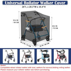 Rollator Walker Cover Waterproof, Heavy Duty 420D - Image 7