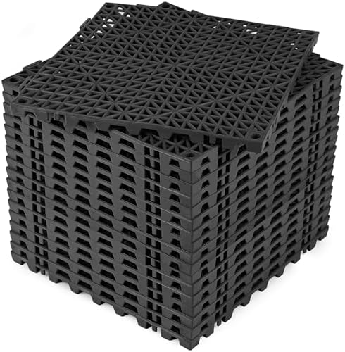 ToLanbbt Modular Interlocking Cushion 18P 11.8" x 11.8" Interlocking Rubber by ToLanbbt