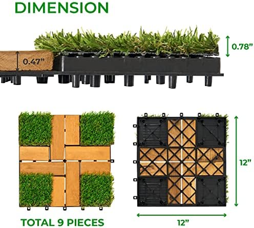 12''x12''0.94" Artificial Grass - Image 3