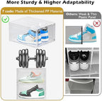 12 Pack Shoe Organizer, Stackable Shoe Storage Boxes - Image 5