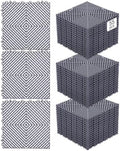 VEVOR Interlocking Drainage Mat, 12” x 12” Modular Interlocking Cushion by VEVOR