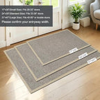 Braided Doormat Brown 24"x35" - Image 2