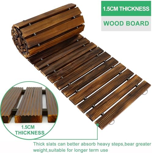 RELIANCER 12' Wooden Garden Pathway - Image 3