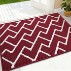 OLANLY Front Door Mat 32x20, Low-Profile Easy Clean Doormat by OLANLY