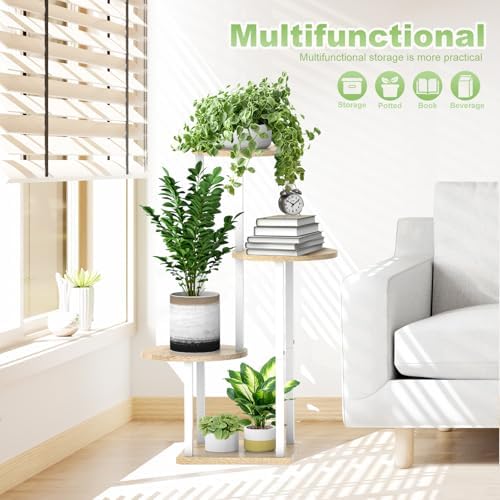 4 Tier Plant Stand Indoor Corner Tall Shelf - Image 6